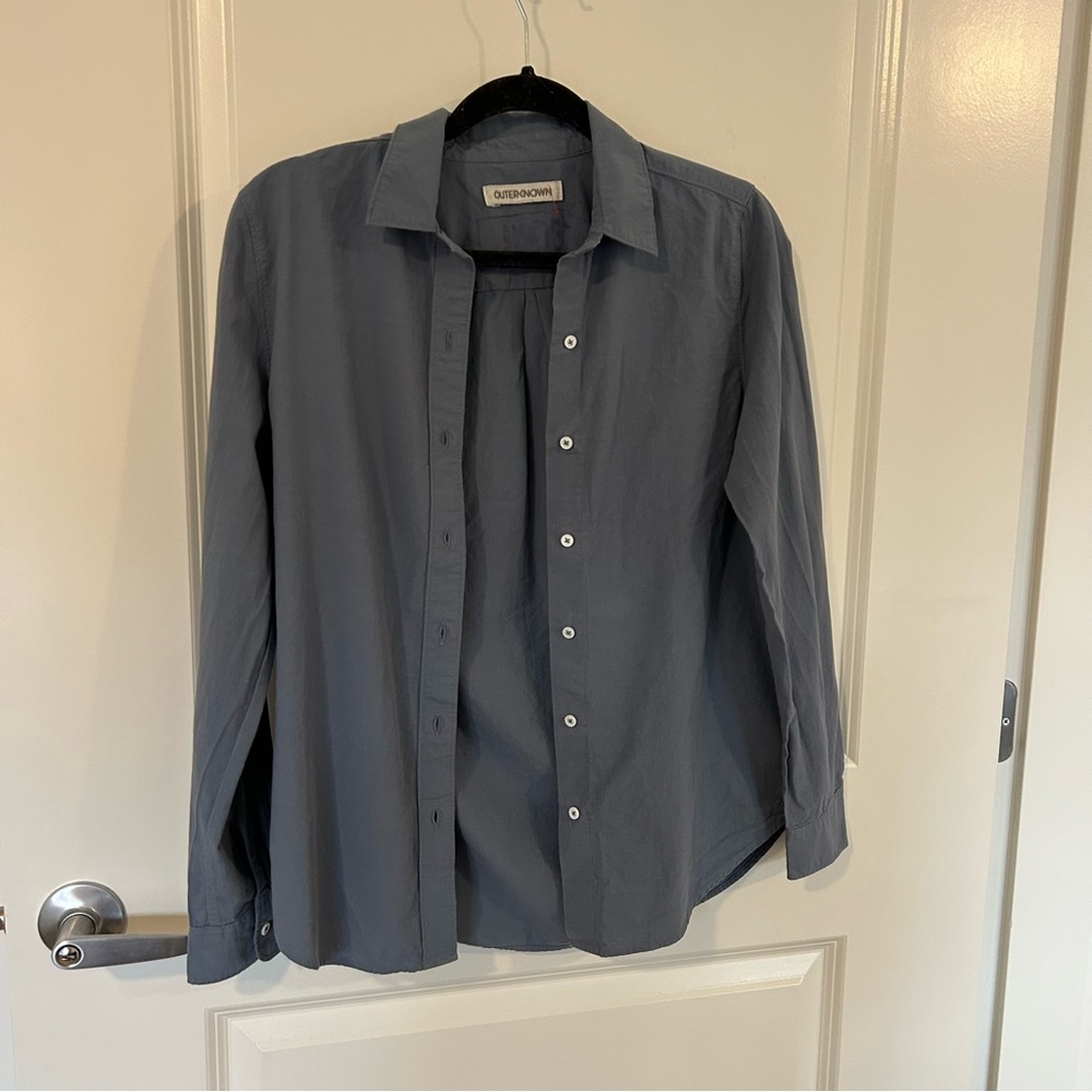 Outerknown Organic Cotton Button Up Shirt In Small